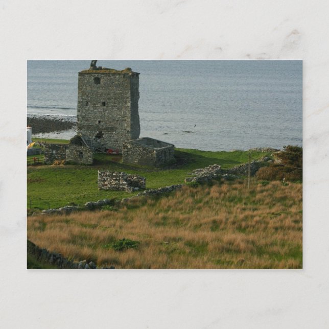 Carte Postale Château Renvyle Dans Le Comté Galway Irlande Près  (Devant)