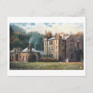 Carte Postale Château Stobs vintage, Hawick, Écosse