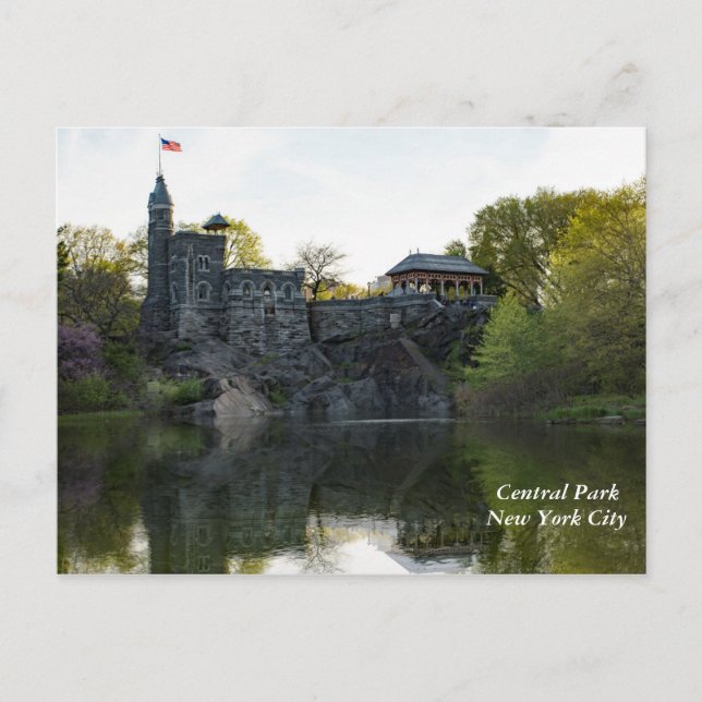 Carte Postale Château Sur Le Lac (Devant)