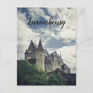Carte Postale Château Vianden à Vianden Luxembourg