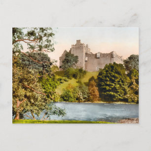 Carte Postale Château vintage de Doune Ecosse