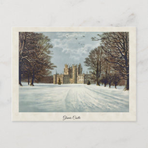 Carte Postale Château vintage de Glamis Forfar Ecosse