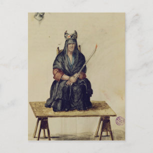 Carte Postale Châtiment d'une sorcière