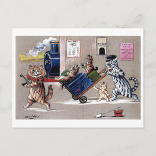 Carte Postale Chats de Louis Wain 1