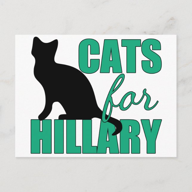 Carte Postale Chats pour Hillary (Devant)