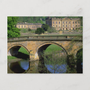 Carte Postale Chatsworth House, Derbyshire, Royaume-Uni