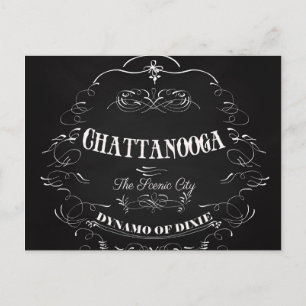Carte Postale Chattanooga City Tennessee Art - Ville Pittoresque