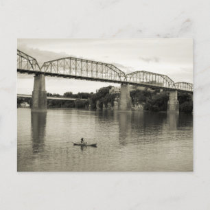 Carte Postale Chattanooga, TN - Pont de la rue Walnut