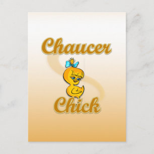 Carte Postale Chaucer Chick