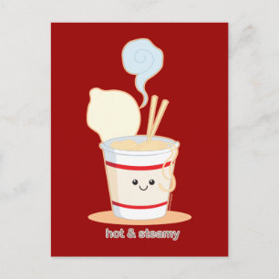 Carte Postale Chaud et vapeur