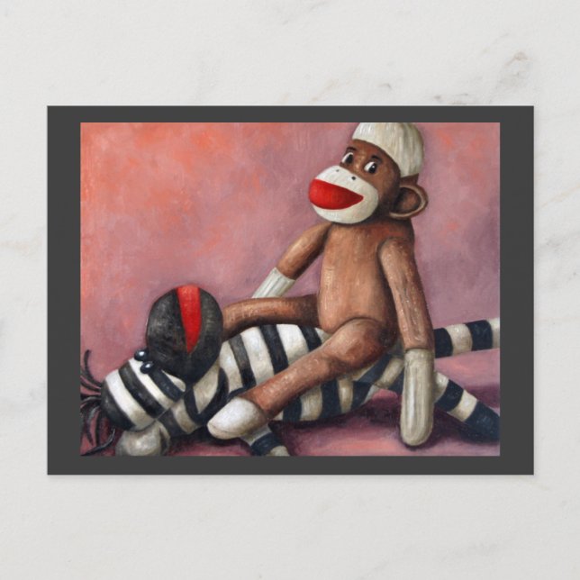 Carte Postale Chaussettes Sale 3 Jouer Sale (Devant)