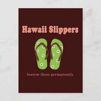 Carte Postale Chaussons pour hommes