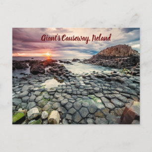Carte Postale Chaussure de géant Irlande stylisée