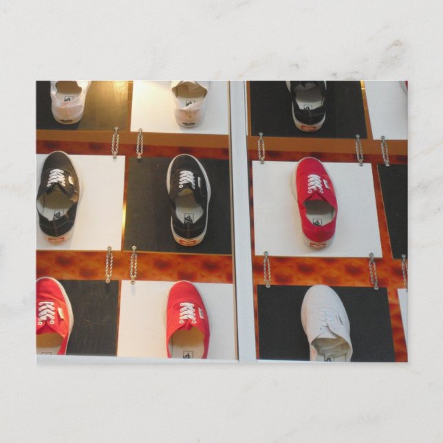 Carte postale Chaussure Empreinte (Devant)