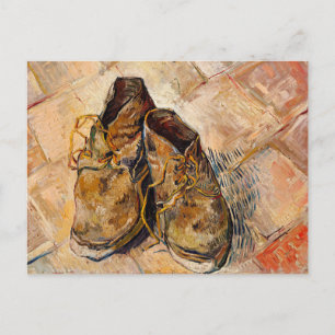 Carte Postale Chaussures, célèbre peinture Van Gogh,