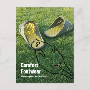 Carte Postale Chaussures de confort