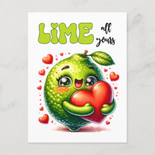 Carte Postale Chaux Drôle Tout Votre Punny Valentine