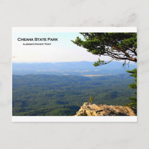 CARTE POSTALE CHEAHA STATE PARK - ALABAMA'S HIGHEST POINT