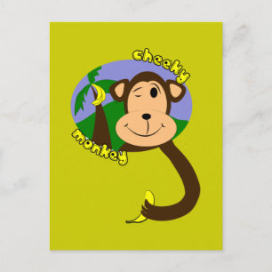 Carte Postale Cheeky Monkey