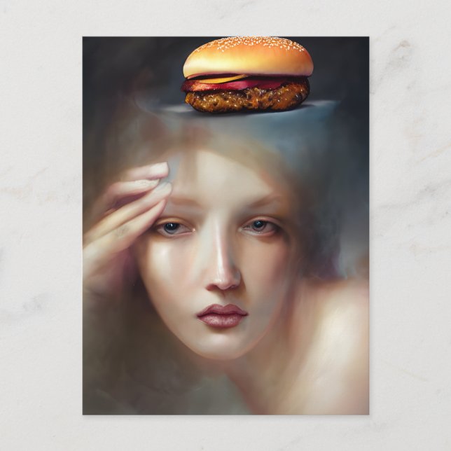 Carte Postale Cheeseburger sur My Mind (Devant)