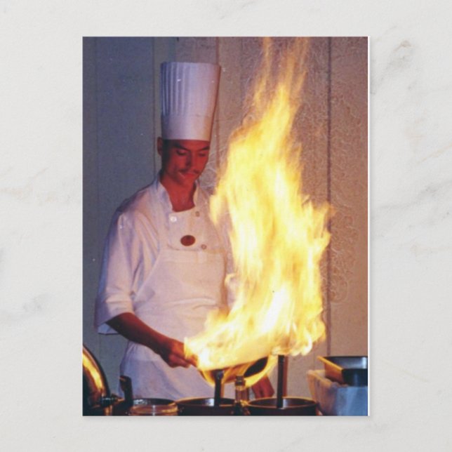 Carte Postale Chef (Devant)