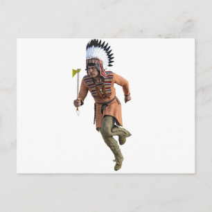Carte Postale Chef de guerrier Cheyenne