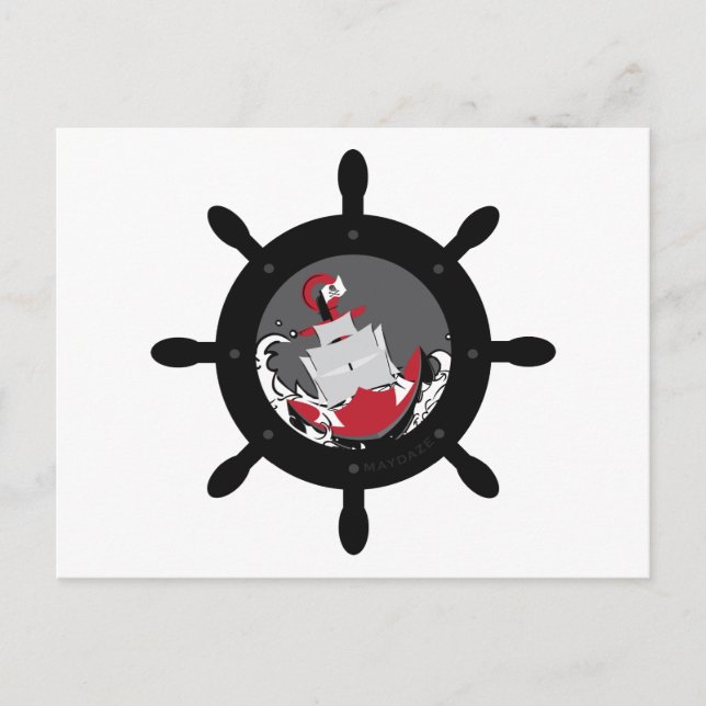 Carte Postale chef du capitaine maydaze (Devant)