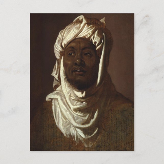Carte Postale Chef d'un Africain portant un Turban par Rubens (Devant)