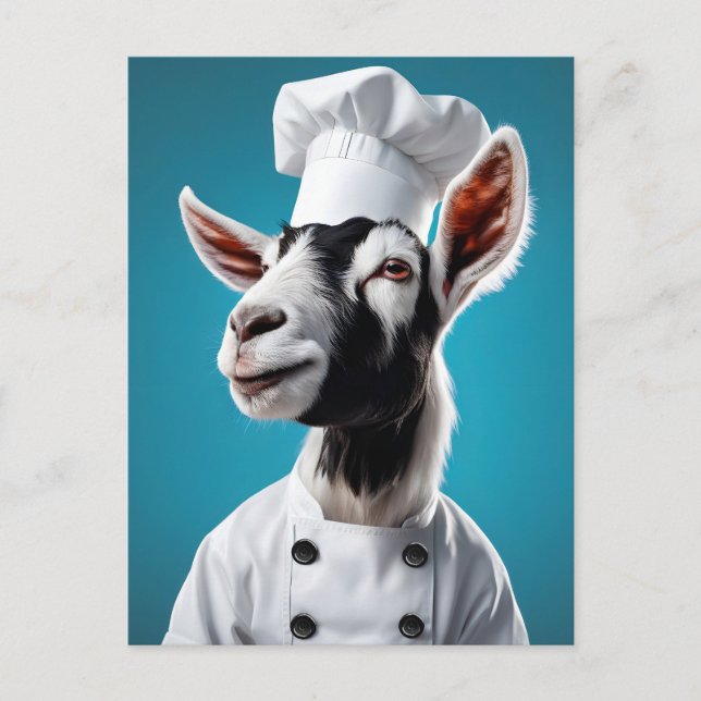 Carte Postale Chef Goat (Devant)