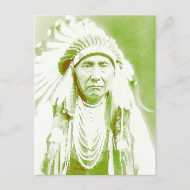 Carte Postale Chef Joseph Native American Leader (Devant)