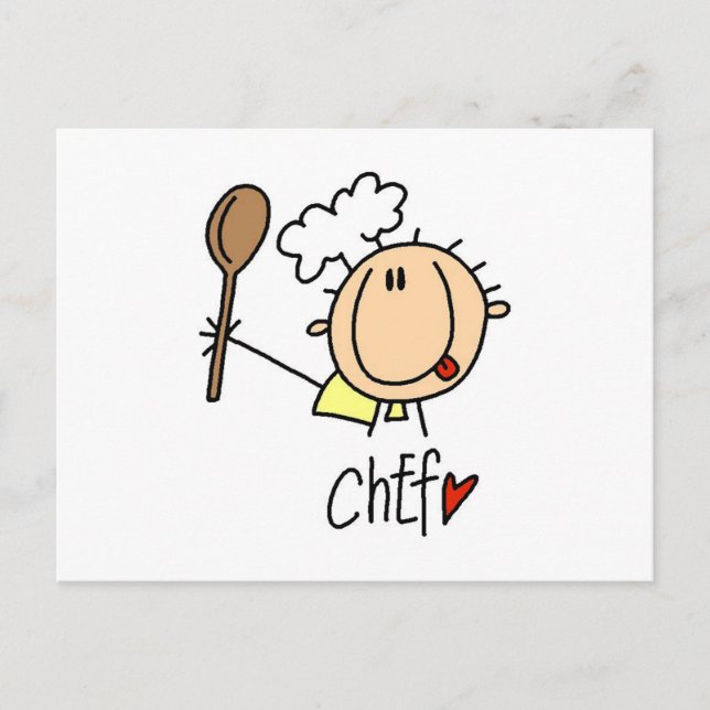 Carte Postale Chef masculin (Devant)