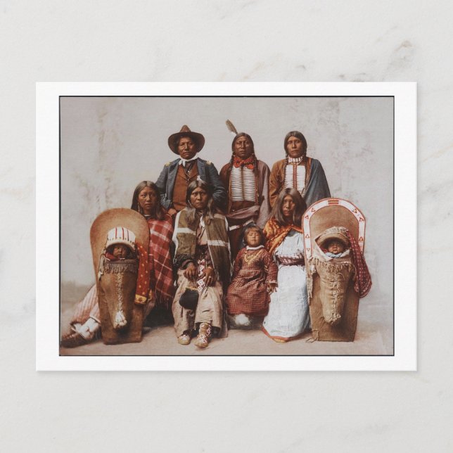 Carte Postale Chef Sevara Family Ute 1897 (Devant)