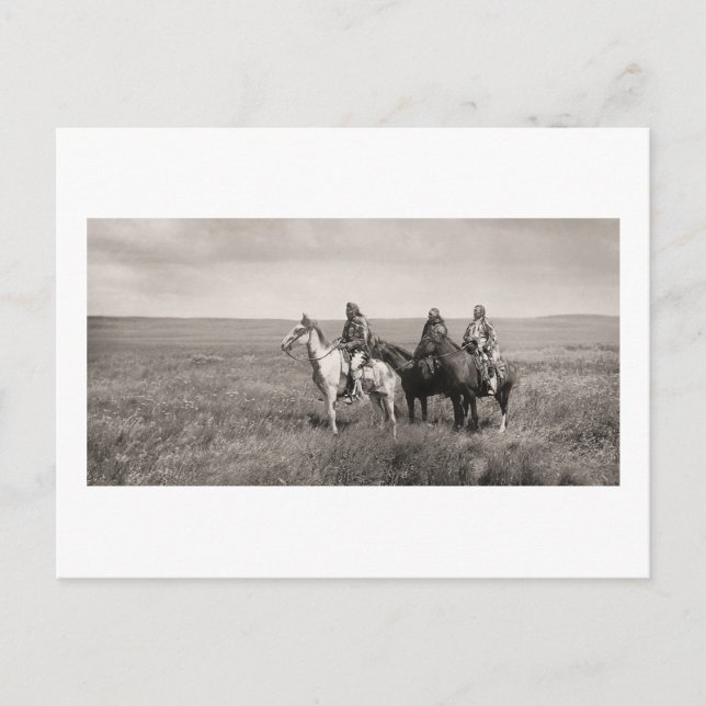 Carte Postale Chefs Piegan Blackpieds - vintage (Devant)