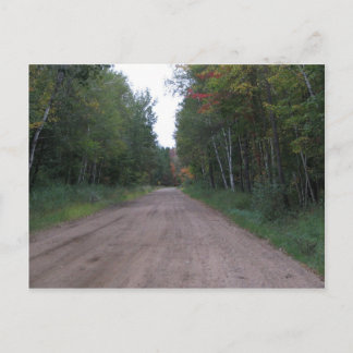 Carte Postale Chemin à travers les bois