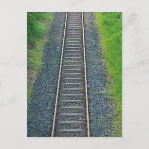 Carte Postale Chemin de fer dans la nature, paysage