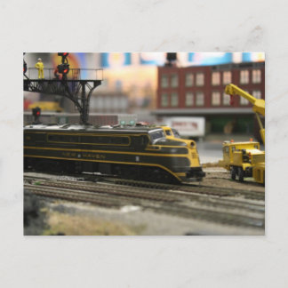 Carte Postale chemin de fer new haven dl-109