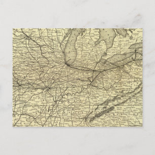 Carte Postale Chemin de fer New York, Pennsylvanie et Ohio