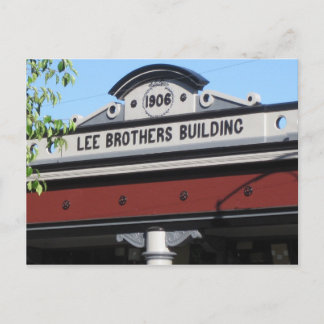 Carte Postale Chemin de fer Santa Rosa carré, CA