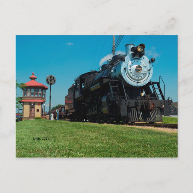 Carte Postale chemin de fer strasburg #90 à la tour J (Devant)