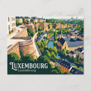 Carte Postale Chemin de la Corniche Luxembourg