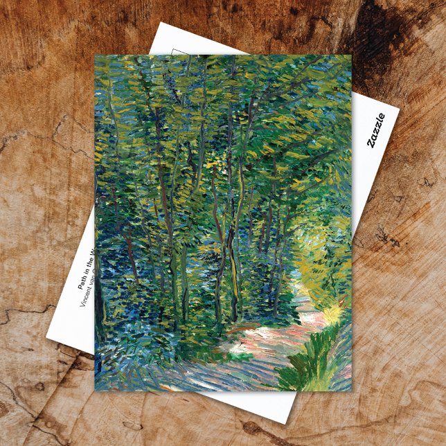 Carte Postale Chemin de Woods Vincent van Gogh (Créateur téléchargé)