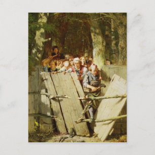 Carte Postale Chemin droit