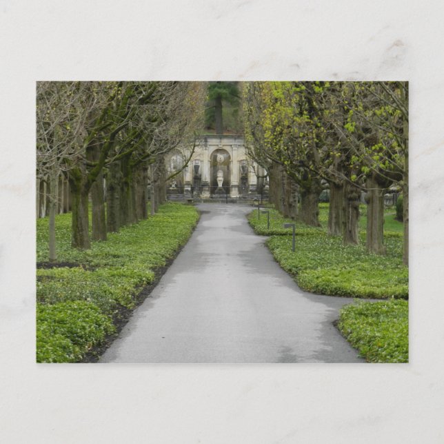 Carte Postale Chemin du jardin historique (Devant)