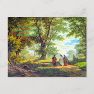 Carte Postale Chemin vers Emmaüs