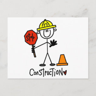 Carte Postale Chemises et Cadeaux de Construction de Base