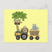 Chemises et cadeaux de train singe et hippo