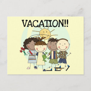 Carte Postale Chemises et cadeaux de vacances