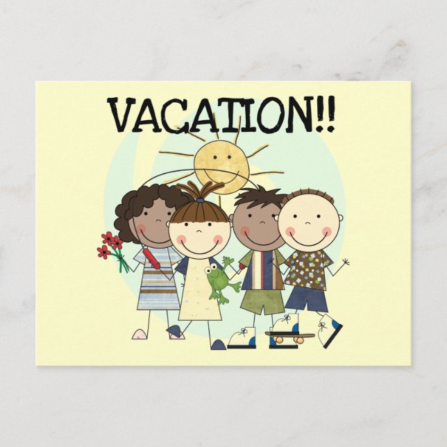 Carte Postale Chemises et cadeaux de vacances (Devant)