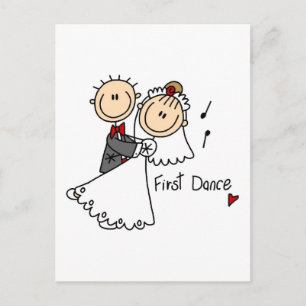 Carte Postale Chemises et cadeaux Mariages de première danse