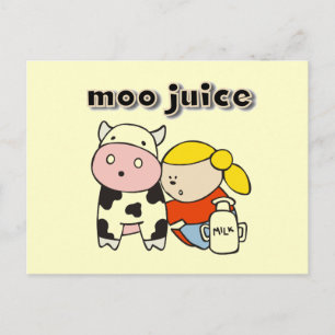 Carte Postale Chemises et cadeaux Moo Juice